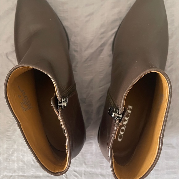 Coach Dark Brown Ankle Booties - Picture 6 of 16